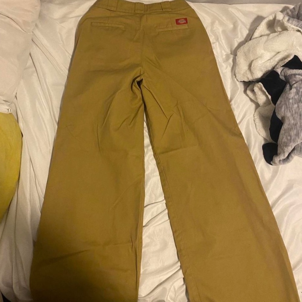 DICKIES Skater Women’s Camel Wide Leg Work Pants